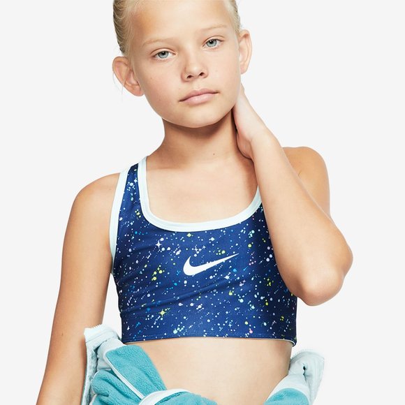 Nike Shirts \u0026 Tops | Nike Pro Dri-Fit Girls Size M Reversible Sports Bra Starry Night Galaxy Blue Nwt | Color: Blue | Size: mg | Mojo2flo's Closet